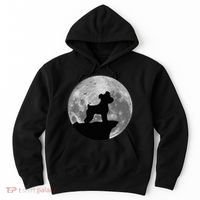 Miniature Schnauzer Silhouette In The Moon Costume Hoodie thumb 0