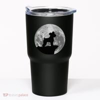 Miniature Schnauzer Silhouette In The Moon Costume Tumbler thumb 0