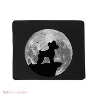 Miniature Schnauzer Silhouette In The Moon Costume Mousepad thumb 0