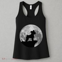 Miniature Schnauzer Silhouette In The Moon Costume Women's Tank Top thumb 3