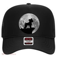 Miniature Schnauzer Silhouette In The Moon Costume Hat thumb 0