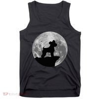 Miniature Schnauzer Silhouette In The Moon Costume Tank Top thumb 0