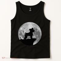 Miniature Schnauzer Silhouette In The Moon Costume Tank Top thumb 2