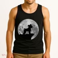 Miniature Schnauzer Silhouette In The Moon Costume Tank Top thumb 3