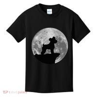 Miniature Schnauzer Silhouette In The Moon Costume Kids T-Shirt thumb 0