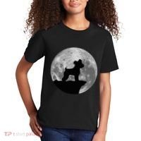Miniature Schnauzer Silhouette In The Moon Costume Kids T-Shirt thumb 2