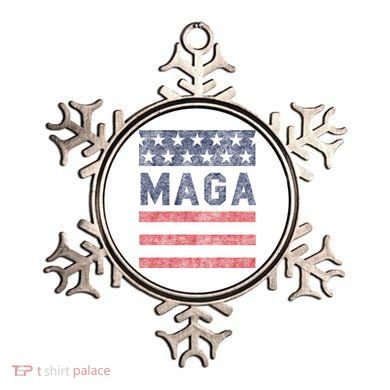 Maga Stars & Stripes Retro Vintage Distressed Graphic Ornament