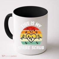 My Spare Scrub Funny Healthcare Worker Nurse CNAs Coffee Mug thumb 0