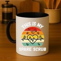 My Spare Scrub Funny Healthcare Worker Nurse CNAs Coffee Mug thumb 4