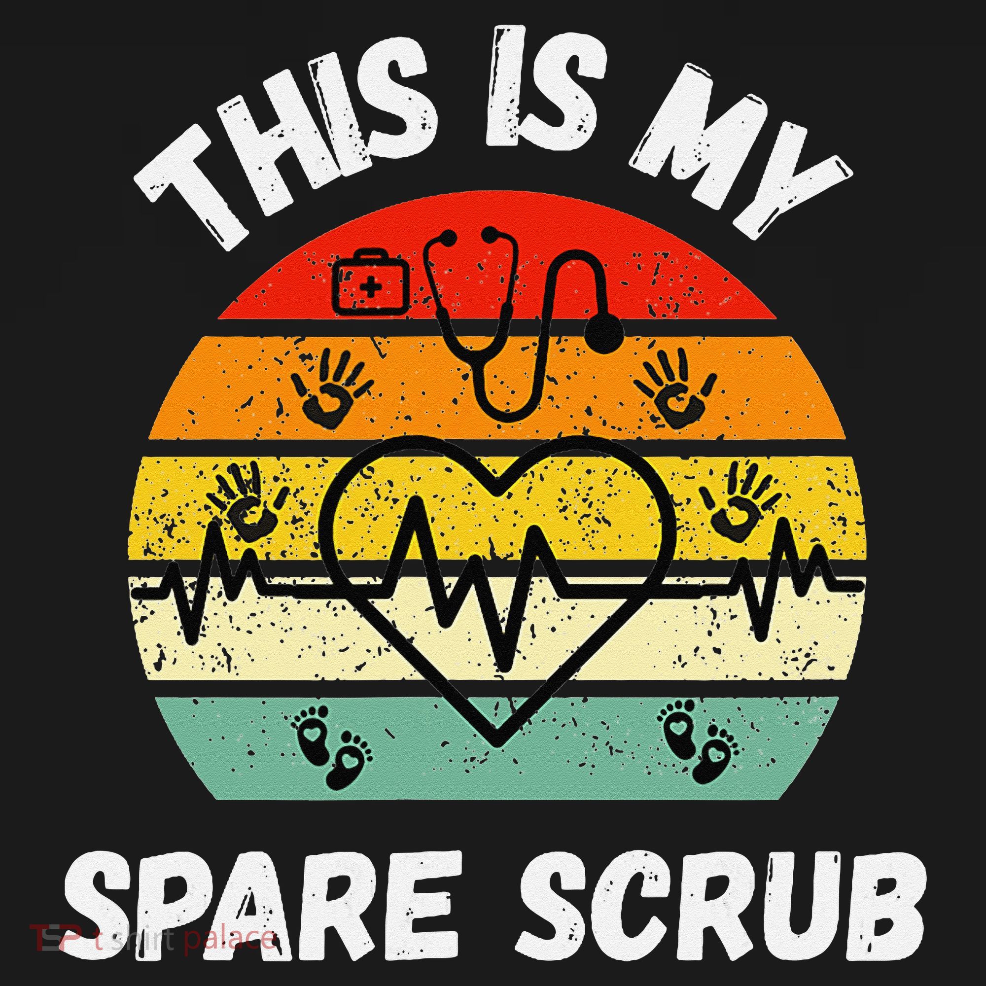 My Spare Scrub Funny Healthcare Worker Nurse CNAs Women's Hoodie