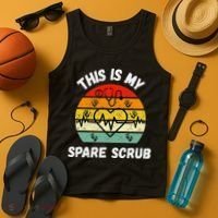 My Spare Scrub Funny Healthcare Worker Nurse CNAs Tank Top thumb 4