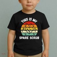 My Spare Scrub Funny Healthcare Worker Nurse CNAs Toddler T-Shirt thumb 2
