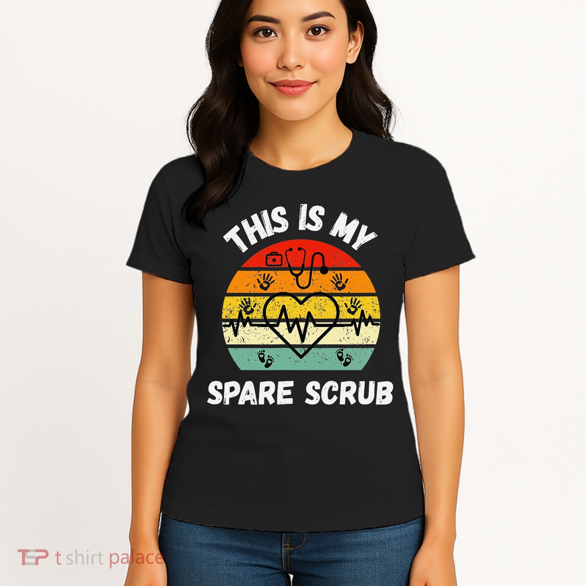 My Spare Scrub Funny Healthcare Worker Nurse CNAs Women's T-Shirt