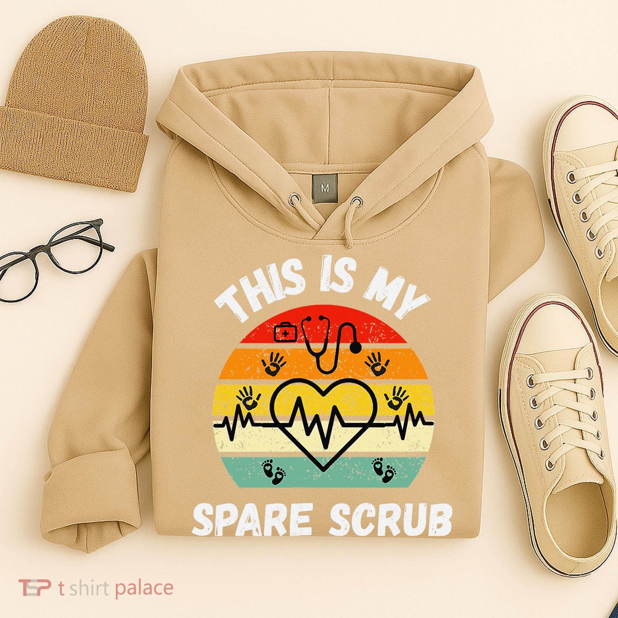 My Spare Scrub Funny Healthcare Worker Nurse CNAs Hoodie