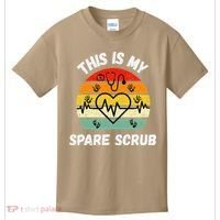 My Spare Scrub Funny Healthcare Worker Nurse CNAs Kids T-Shirt thumb 0