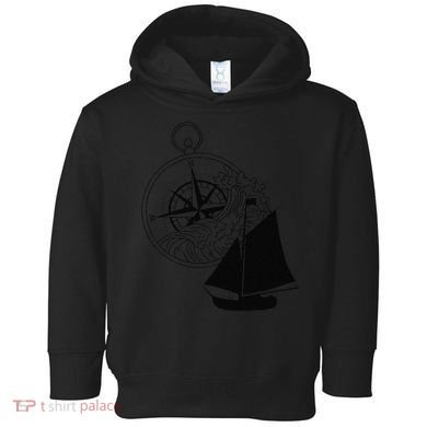 Maritime Sailing Ship Sailing Ships Ships Compass Ship Ahoy Toddler Hoodie