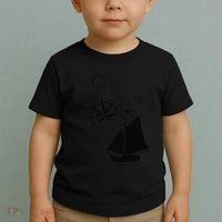Maritime Sailing Ship Sailing Ships Ships Compass Ship Ahoy Toddler T-Shirt thumb 2
