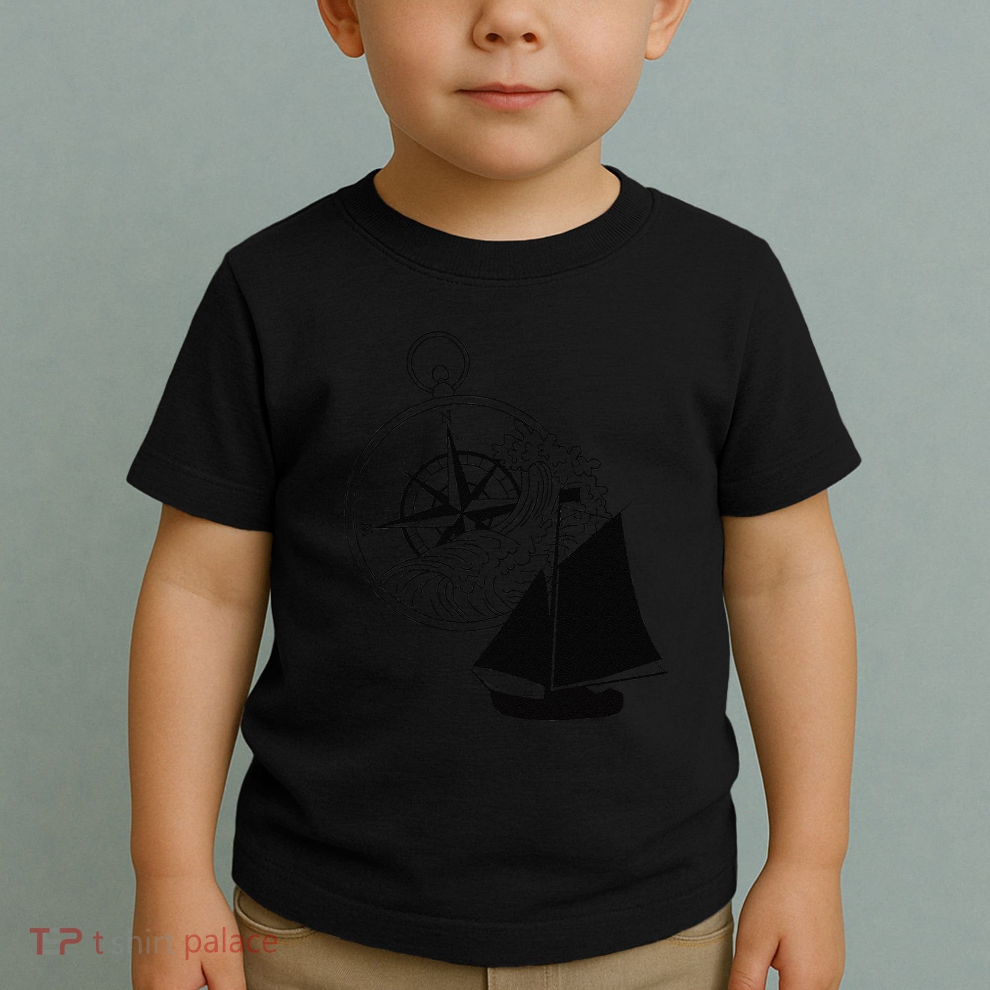 Maritime Sailing Ship Sailing Ships Ships Compass Ship Ahoy Toddler T-Shirt