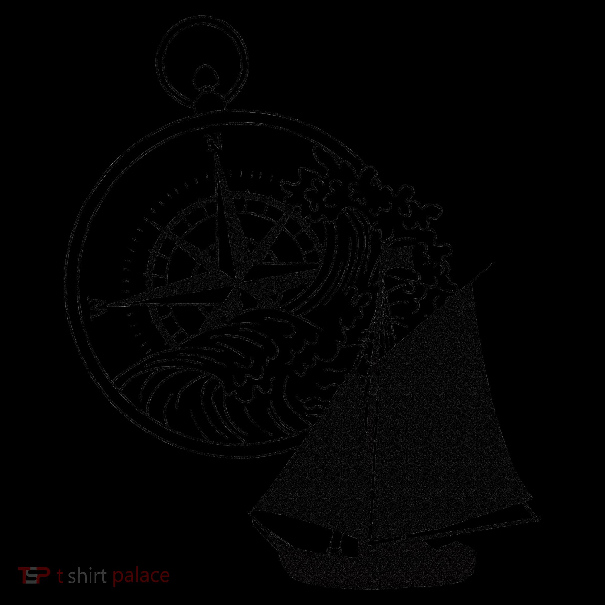 Maritime Sailing Ship Sailing Ships Ships Compass Ship Ahoy Women's T-Shirt