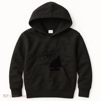 Maritime Sailing Ship Sailing Ships Ships Compass Ship Ahoy Kids Hoodie thumb 0