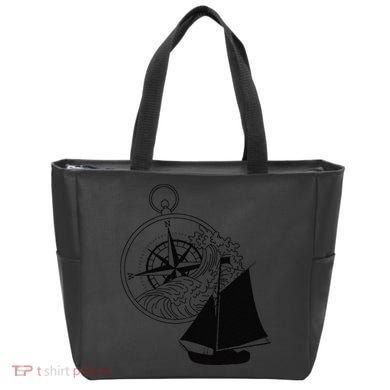 Maritime Sailing Ship Sailing Ships Ships Compass Ship Ahoy Tote Bag
