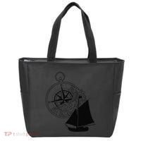 Maritime Sailing Ship Sailing Ships Ships Compass Ship Ahoy Tote Bag thumb 0