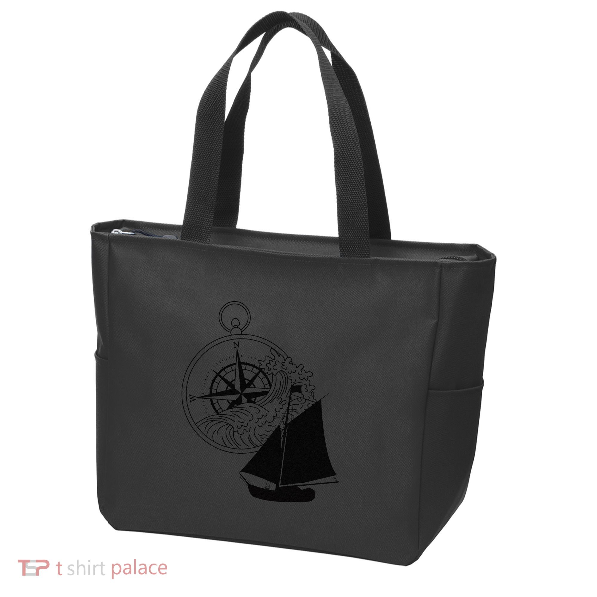 Maritime Sailing Ship Sailing Ships Ships Compass Ship Ahoy Tote Bag