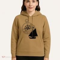 Maritime Sailing Ship Sailing Ships Ships Compass Ship Ahoy Hoodie thumb 5
