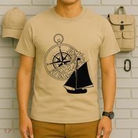 Maritime Sailing Ship Sailing Ships Ships Compass Ship Ahoy T-Shirt thumb 6