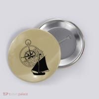 Maritime Sailing Ship Sailing Ships Ships Compass Ship Ahoy Button thumb 0