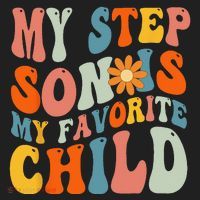 My Step Son Is My Favorite Child Funny Step Dad Fathers Day Hat thumb 2