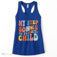 My Step Son Is My Favorite Child Funny Step Dad Fathers Day Women's Tank Top thumb 0