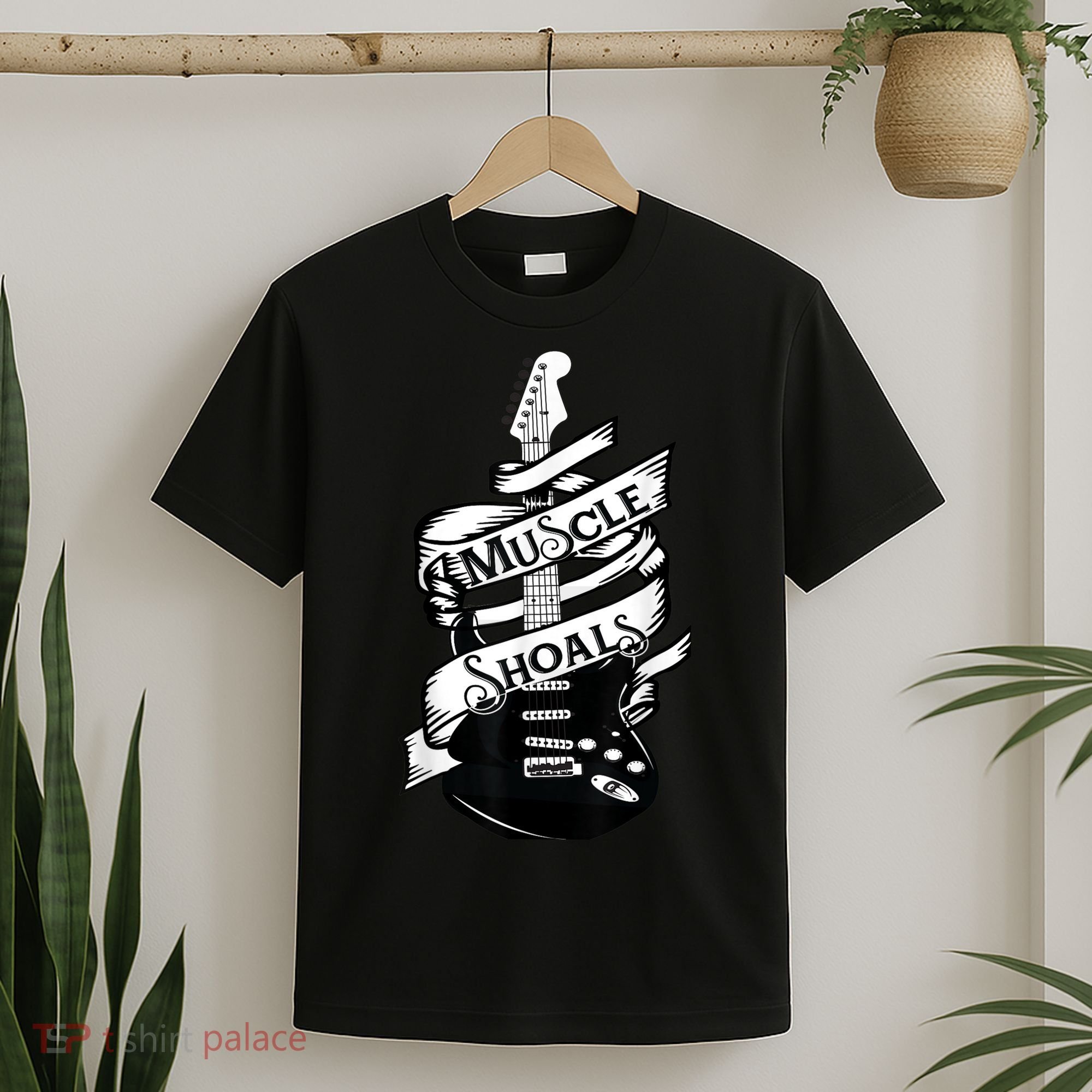 Muscle Shoals Shirt Alabama Music Recording Studio Guitar T-Shirt