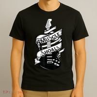 Muscle Shoals Shirt Alabama Music Recording Studio Guitar T-Shirt thumb 3
