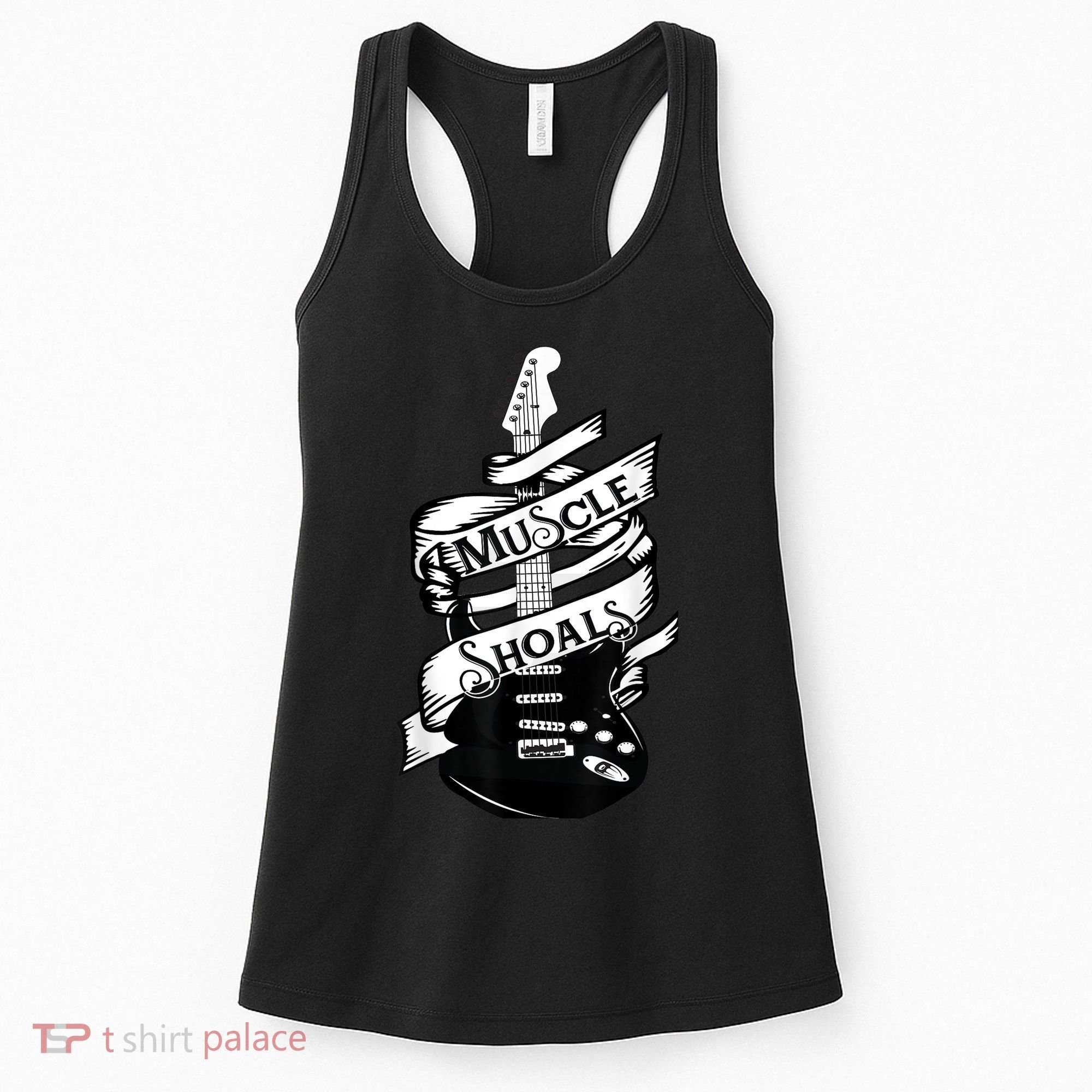 Muscle Shoals Shirt Alabama Music Recording Studio Guitar Women's Tank Top