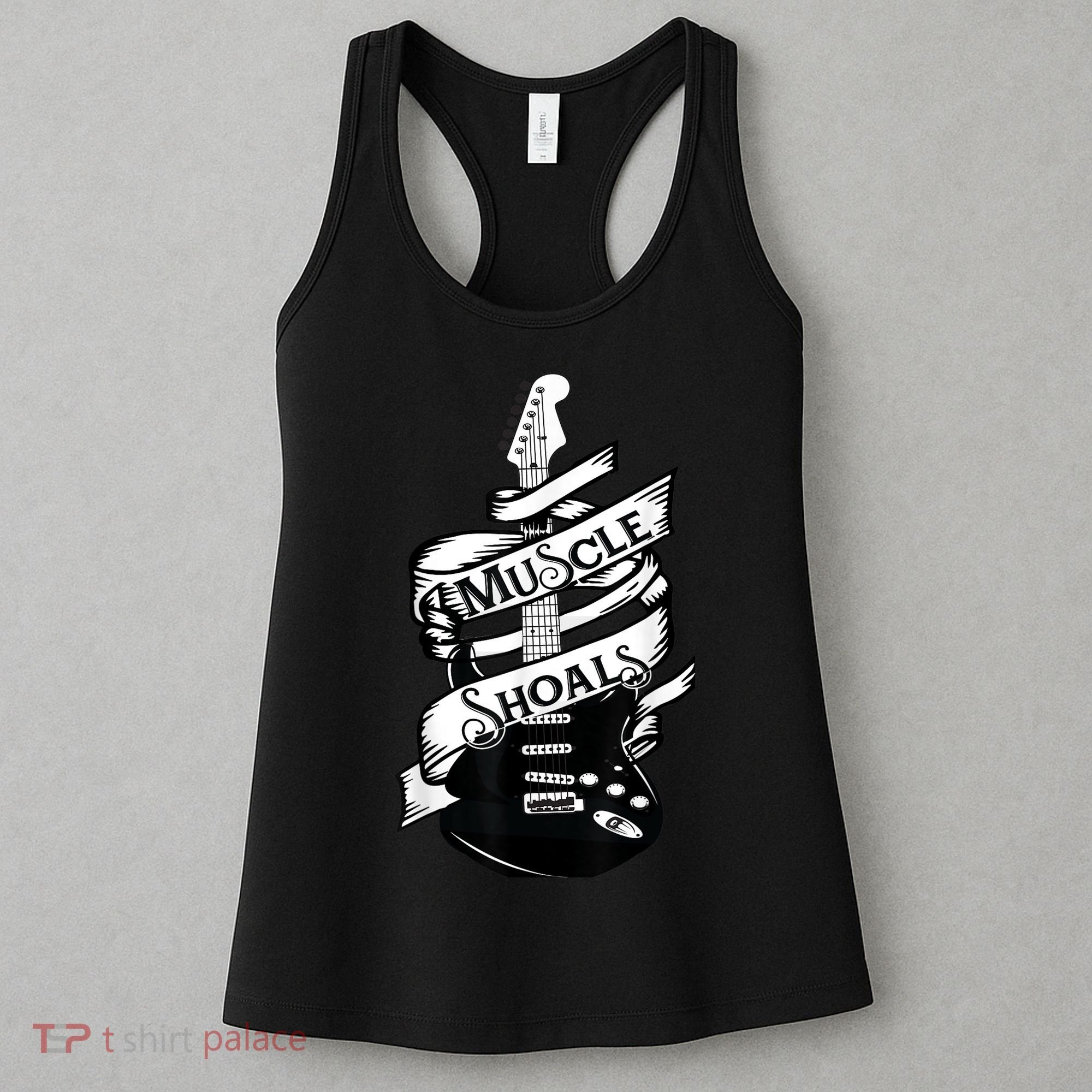 Muscle Shoals Shirt Alabama Music Recording Studio Guitar Women's Tank Top