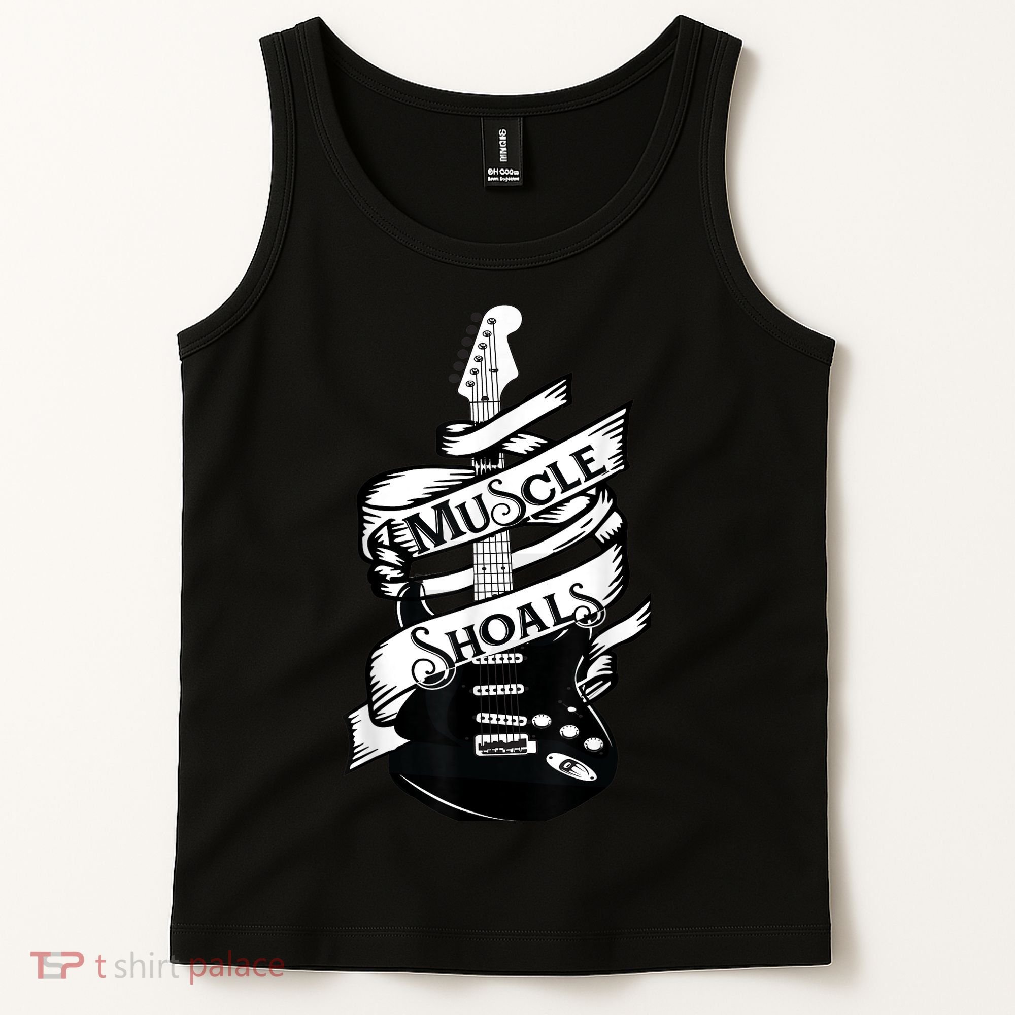 Muscle Shoals Shirt Alabama Music Recording Studio Guitar Tank Top