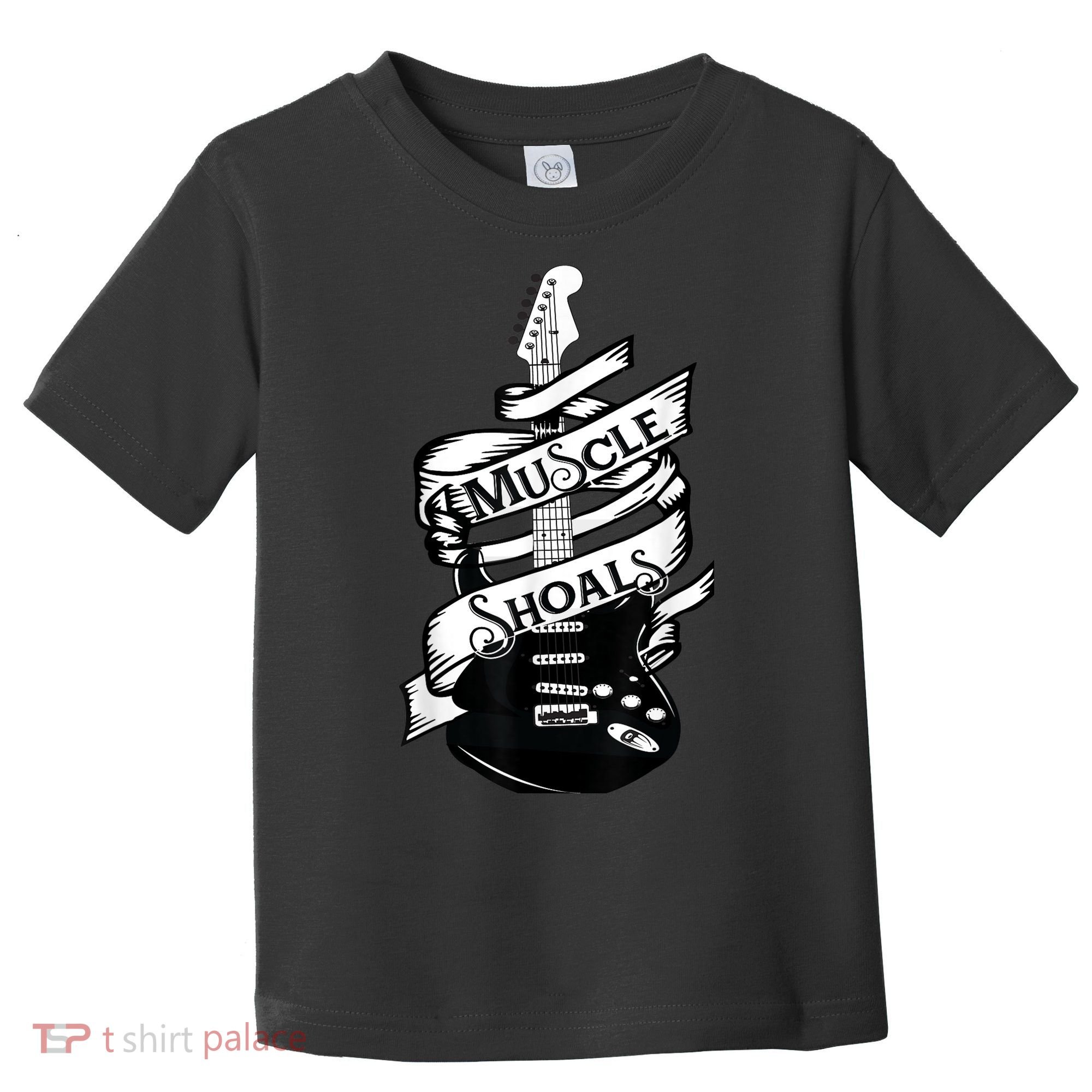 Muscle Shoals Shirt Alabama Music Recording Studio Guitar Toddler T-Shirt