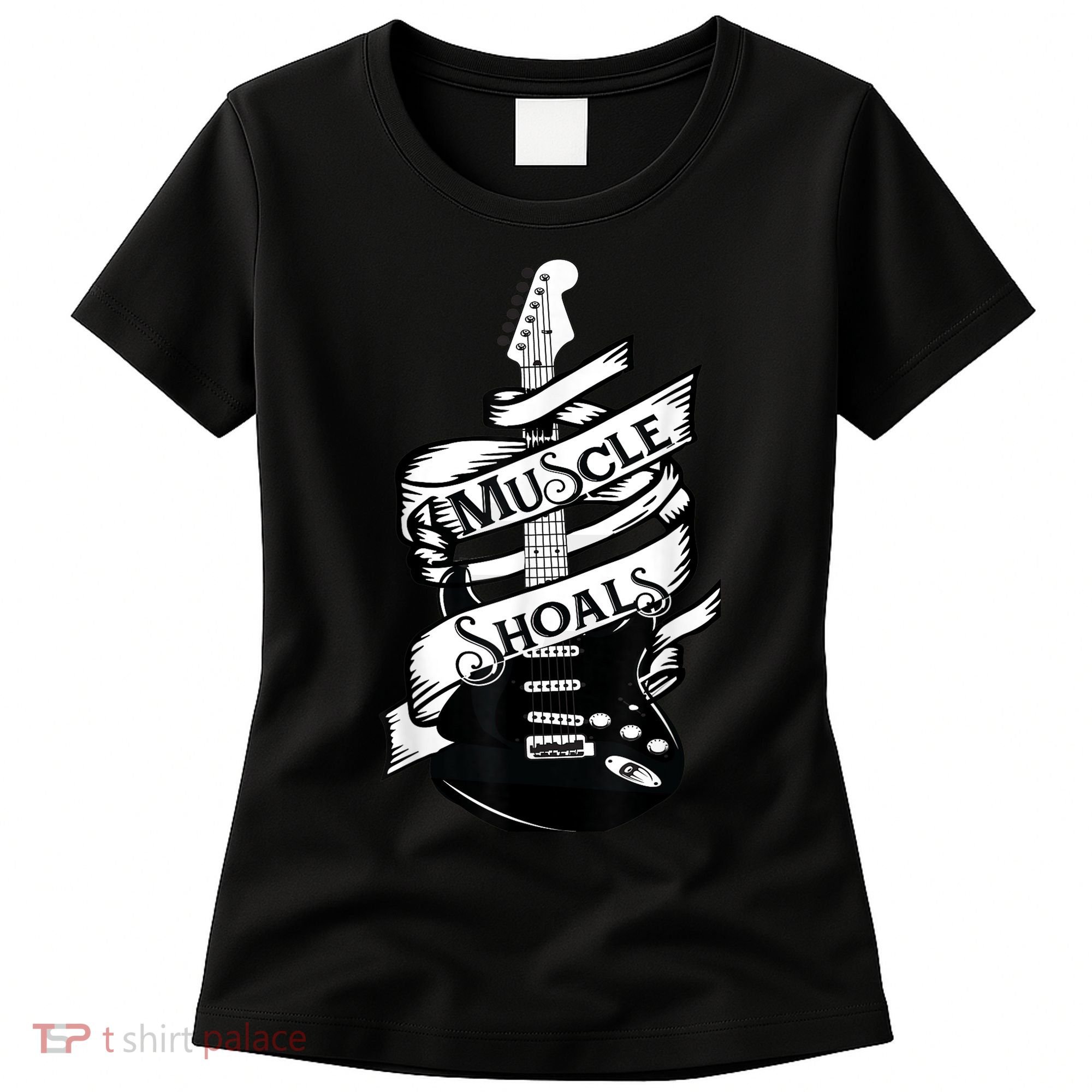 Muscle Shoals Shirt Alabama Music Recording Studio Guitar Women's T-Shirt