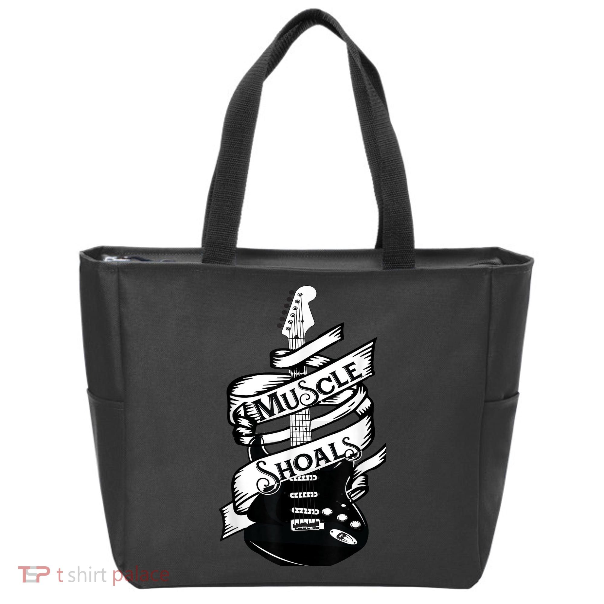 Muscle Shoals Shirt Alabama Music Recording Studio Guitar Tote Bag