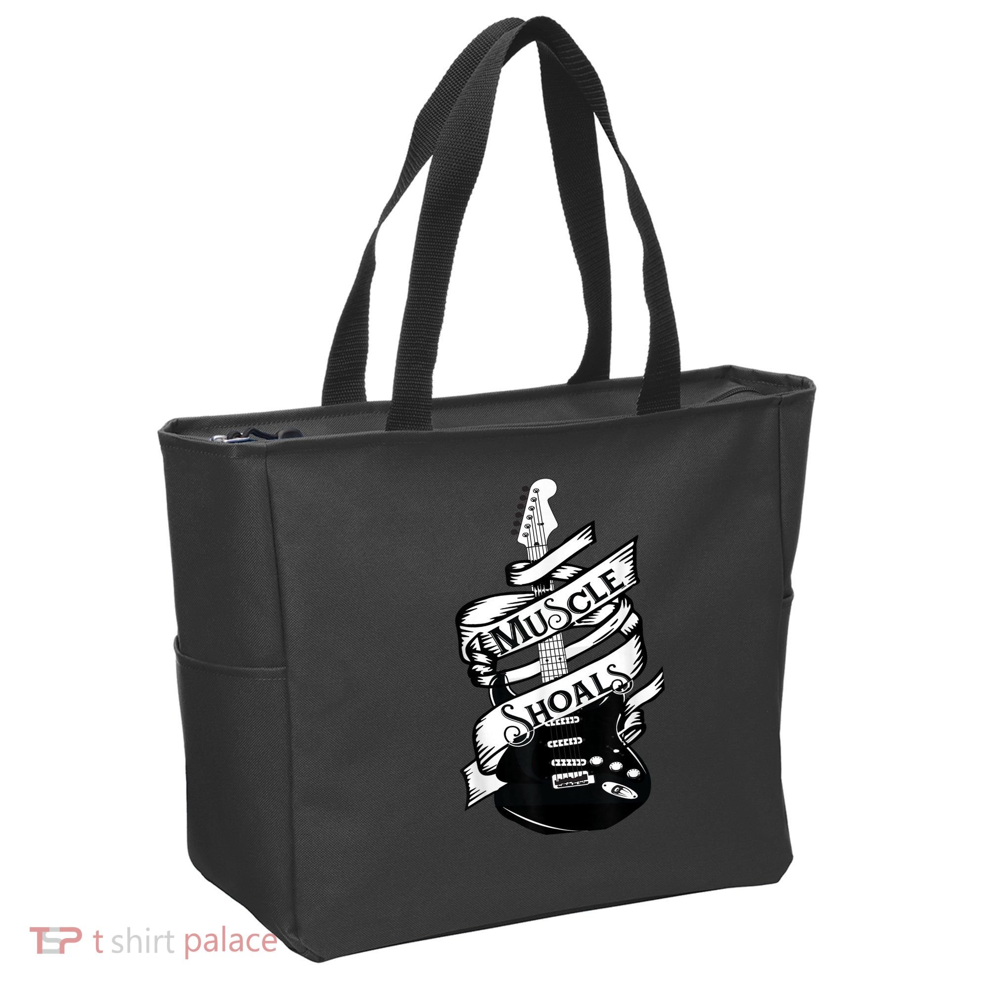 Muscle Shoals Shirt Alabama Music Recording Studio Guitar Tote Bag