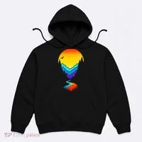 Mountain Stream Sunset Wilderness Hoodie thumb 0