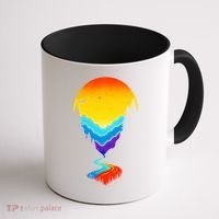 Mountain Stream Sunset Wilderness Coffee Mug thumb 1