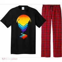 Mountain Stream Sunset Wilderness Pajama Set thumb 0