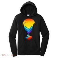 Mountain Stream Sunset Wilderness Women's Hoodie thumb 0