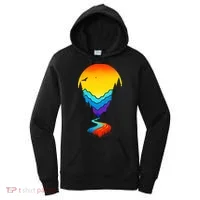 Mountain Stream Sunset Wilderness Women's Hoodie thumb 0