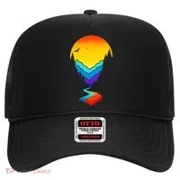 Mountain Stream Sunset Wilderness Hat thumb 0