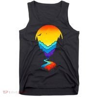 Mountain Stream Sunset Wilderness Tank Top thumb 0