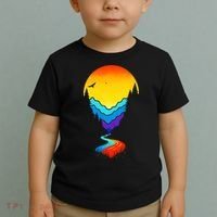 Mountain Stream Sunset Wilderness Toddler T-Shirt thumb 2