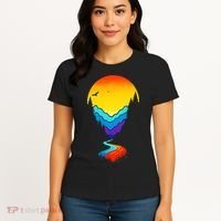 Mountain Stream Sunset Wilderness Women's T-Shirt thumb 4